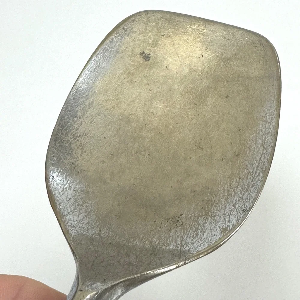 Hamilton Beach Vintage Ice Cream Spade Metal Square Head Black Handle USA Made